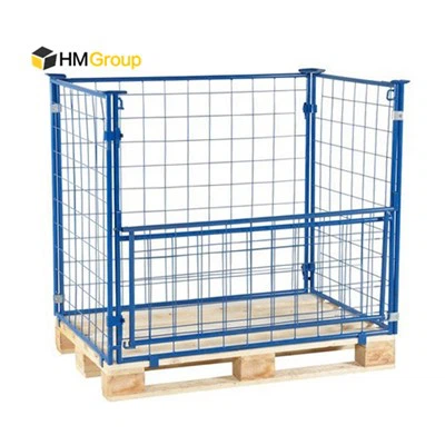 Collare per pallet in filo metallico