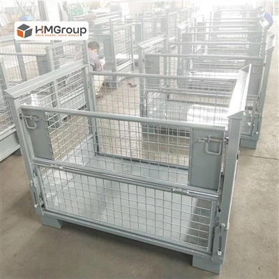 Contenitori per pallet in metallo