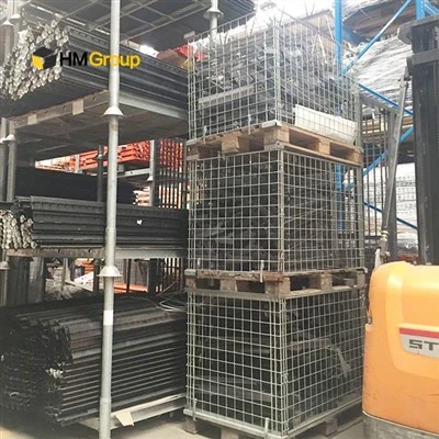 Gabbia per pallet impilabile per stoccaggio